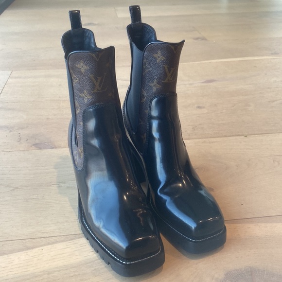 Louis Vuitton Western Style Monogram boots sz. 41 - Picture 3 of 12